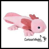 NEW - Axolotl Realistic Earth Safe Cute Large Long Plush Stuffed Animals Body Pillow - Adorable Soft and Cuddly Mini Animal Plushie Plushy
