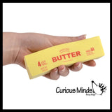 NEW - Butter Slow Rise FOAM Squishy Squeeze Stress Ball Super Soft - Sensory, Fidget Toy