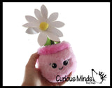 Plush Plant - 9" Potted Flowers and Mushrooms - Cute Artificial Home Decor - Cute Stuffed Animal