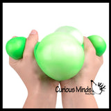 NEW - Large 10" Doh Pickle  Squeeze Squishy Decompression Stress Balls - Sensory, Stress, Fidget Toy OT Huge Food
