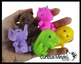 NEW - Small Sand Animals  - Sand Filled Squishy -  Moldable Sensory, Stress, Squeeze Fidget Toy ADHD Special Needs Soothing