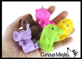 NEW - Small Sand Animals  - Sand Filled Squishy -  Moldable Sensory, Stress, Squeeze Fidget Toy ADHD Special Needs Soothing