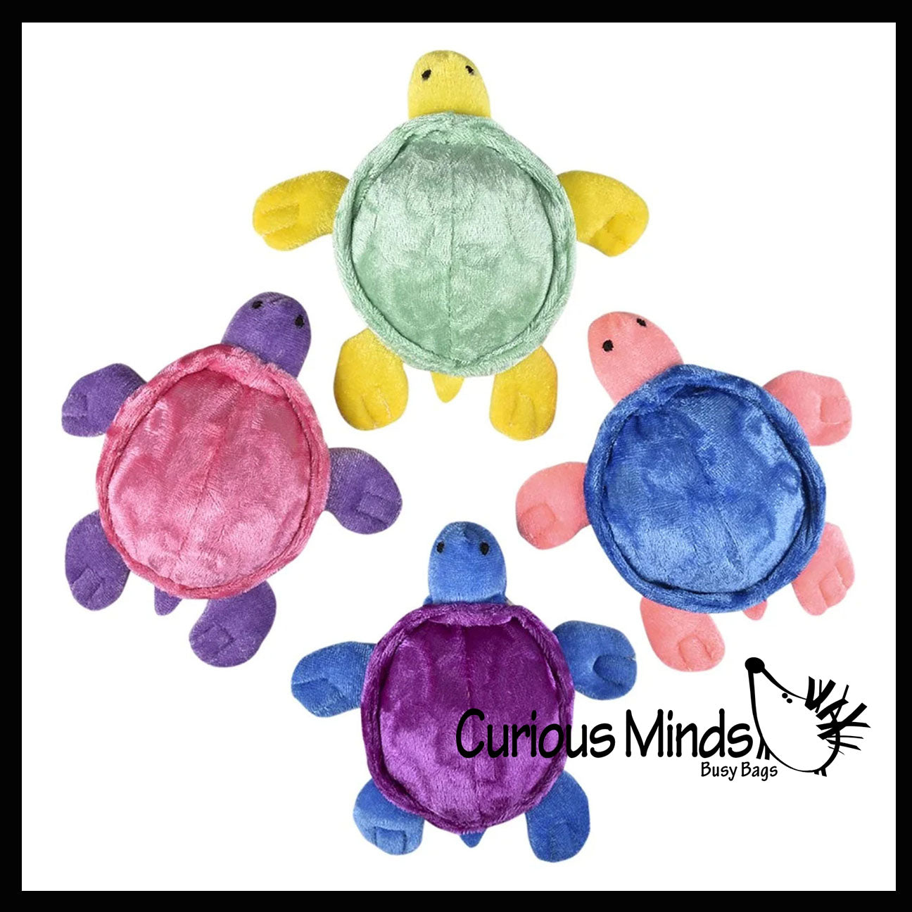 Small Plush Turtles Mini Novelty Prize Reward Party Favor Cheap Gift Curious Minds Busy Bags