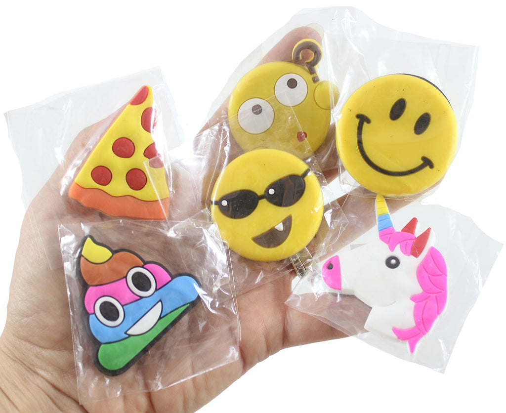 LAST CHANCE - LIMITED STOCK - Large Flexible Magnets - Emoticon - Poop - Pizza - Unicorn - Cute Fun Kids Locker