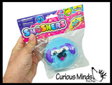 ORB Curiosities™ Smushers Toy - NEW STYLE WITH 1 FACE PIECE - Faces with Removable and Replaceable Face Piece