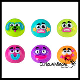 ORB Curiosities™ Smushers Toy - NEW STYLE WITH 1 FACE PIECE - Faces with Removable and Replaceable Face Piece