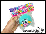 ORB Curiosities™ Smushers Toy - NEW STYLE WITH 1 FACE PIECE - Faces with Removable and Replaceable Face Piece