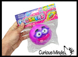 ORB Curiosities™ Smushers Toy - NEW STYLE WITH 1 FACE PIECE - Faces with Removable and Replaceable Face Piece