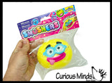 ORB Curiosities™ Smushers Toy - NEW STYLE WITH 1 FACE PIECE - Faces with Removable and Replaceable Face Piece