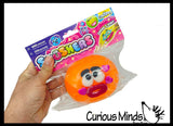 ORB Curiosities™ Smushers Toy - NEW STYLE WITH 1 FACE PIECE - Faces with Removable and Replaceable Face Piece
