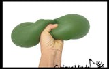 SMUSHMART Jumbo Doh Pickle Soft Slow Rise Fluff- Filled Squeeze Squishy Decompression Stress Balls - Sensory, Stress, Fidget Toy OT Huge Food RMS