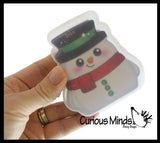 Snowman Shaped Deck of Cards Games - Fun Kid's Playing Cards - Cute Small Party Favors