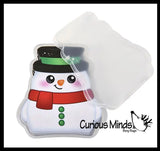 Snowman Shaped Deck of Cards Games - Fun Kid's Playing Cards - Cute Small Party Favors