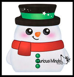 Snowman Shaped Deck of Cards Games - Fun Kid's Playing Cards - Cute Small Party Favors