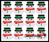 Snowman Shaped Deck of Cards Games - Fun Kid's Playing Cards - Cute Small Party Favors
