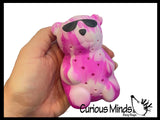 Bear Bath and Pool Toy Water Bomb Soaker - Stress Ball -  Squishy Fidget Ball Reusable Water Balloon