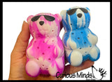 Bear Bath and Pool Toy Water Bomb Soaker - Stress Ball -  Squishy Fidget Ball Reusable Water Balloon