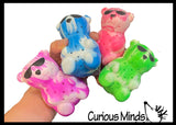 Bear Bath and Pool Toy Water Bomb Soaker - Stress Ball -  Squishy Fidget Ball Reusable Water Balloon