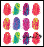 Spaghetti Sensory Ball - Stringy Noodle Fine Hair Stress Ball Fidget Toy