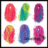 Spaghetti Sensory Ball - Stringy Noodle Fine Hair Stress Ball Fidget Toy