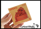 Speks SMALL MATTE TIN Crags Magnetic Putty Fidget - Mini Magnet Rocks - COLORED Ferrite