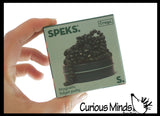 Speks SMALL MATTE TIN Crags Magnetic Putty Fidget - Mini Magnet Rocks - COLORED Ferrite