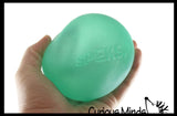 Speks Jumbo Gump - Sugar Maltose Thick Glue/Gel Syrup Molasses Stretch Ball - Ultra Squishy and Moldable Slow Rise Relaxing Sensory Fidget Stress Toy