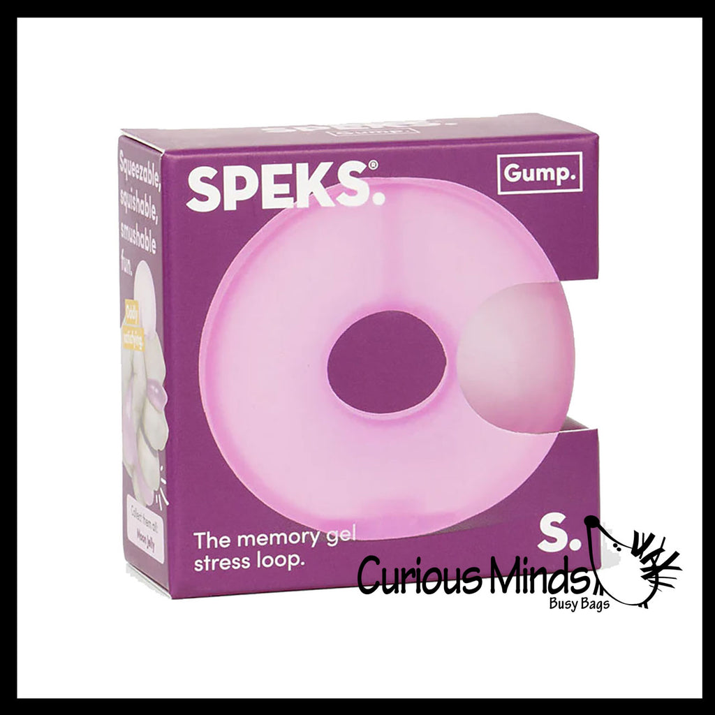 Speks Regular Size Loop Gump - Sugar Maltose Thick Glue/Gel Syrup Molasses Stretch Ball - Ultra Squishy and Moldable Slow Rise Relaxing Sensory Fidget Stress Toy