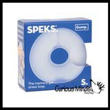 Speks Regular Size Loop Gump - Sugar Maltose Thick Glue/Gel Syrup Molasses Stretch Ball - Ultra Squishy and Moldable Slow Rise Relaxing Sensory Fidget Stress Toy