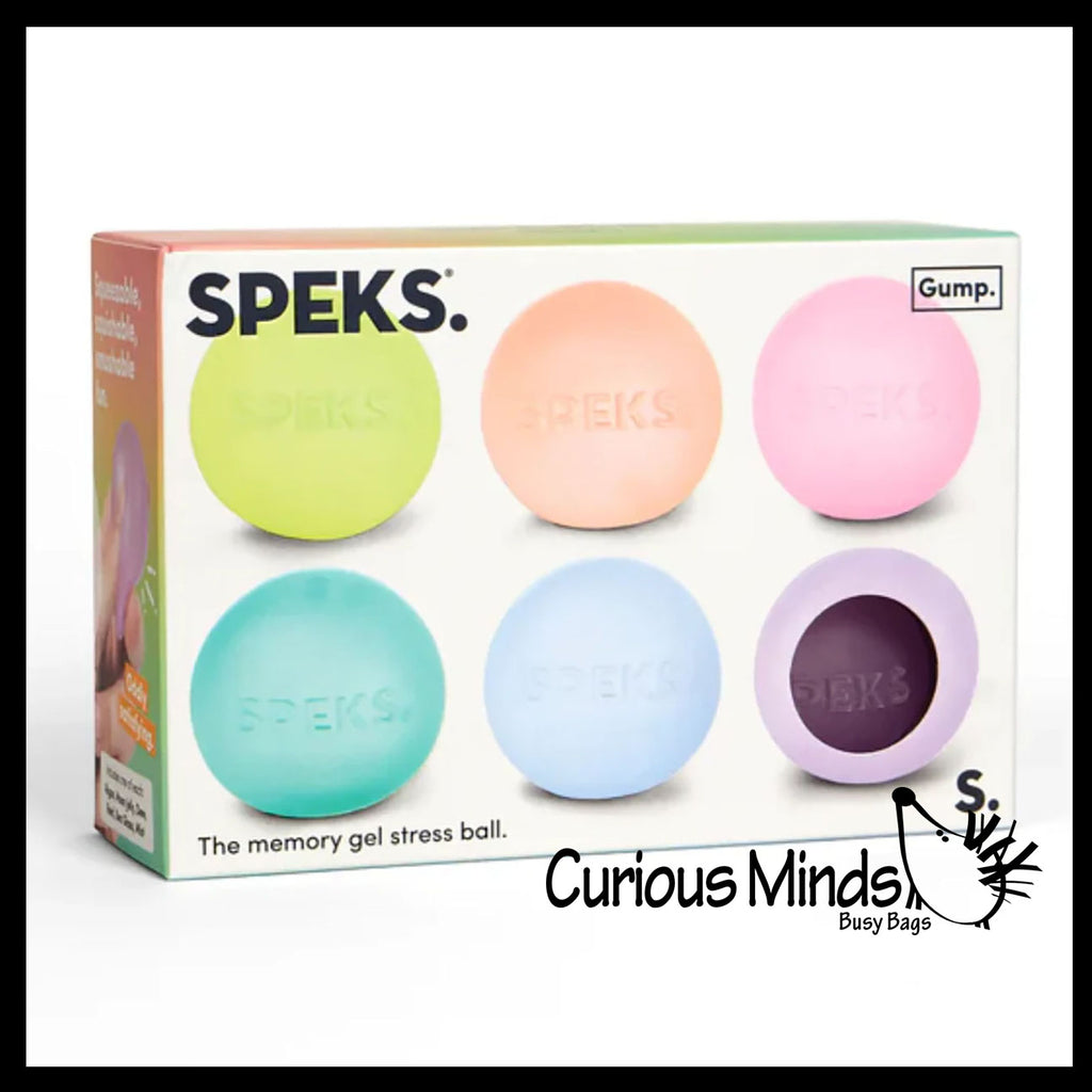 Speks MINI Gump - Sugar Maltose Thick Glue/Gel Syrup Molasses Stretch Ball - Ultra Squishy and Moldable Slow Rise Relaxing Sensory Fidget Stress Toy