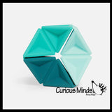 Pivot Silicone Flexagon Infinity Turn and Rotate Fidget