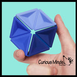 Pivot Silicone Flexagon Infinity Turn and Rotate Fidget