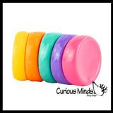 NEW - Spinning Rainbow Disc Tower Rotating Rings Fidget Toy - Soothing Sensory Moving Fidget for Classroom or Office Unique
