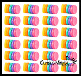 NEW - Spinning Rainbow Disc Tower Rotating Rings Fidget Toy - Soothing Sensory Moving Fidget for Classroom or Office Unique