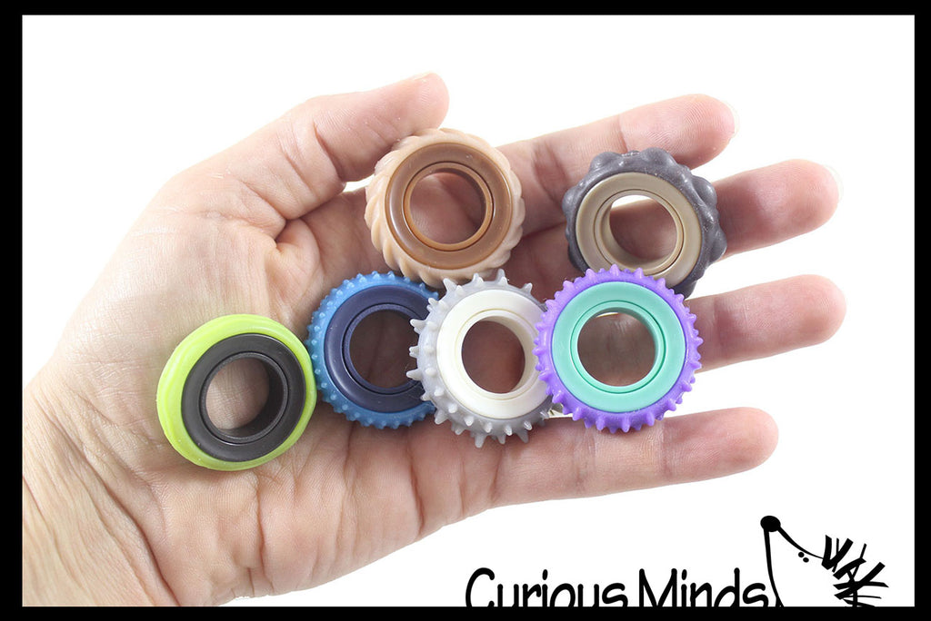 Spin Ring - Soft Silicone Fidget Spinner Ring - Fidget Spinning Jewelry