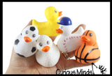 Regular 2" Sports Athletic Print Rubber Ducks - Rubber Duckies - Cute Novelty Prize Reward Giveaway