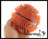 Sports Stress Ball - Soft Creamy Doh Filled Sport Squeeze Ball - Soft Puffer Skin - Soccer, Basketball, Baseball