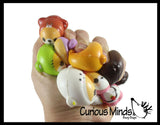 NEW - Mini Kawaii Animals Wearing Costumes Slow Rise Squishy Fidget Toy