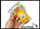 Squishy Sauce - Cute Condiment Shape Doh Filled Stress Balls Squish Ranch Dressing, Mustard, Hot Sauce