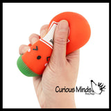Squishy Sauce - Cute Condiment Shape Doh Filled Stress Balls Squish Ranch Dressing, Mustard, Hot Sauce