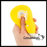 Squishy Sauce - Cute Condiment Shape Doh Filled Stress Balls Squish Ranch Dressing, Mustard, Hot Sauce