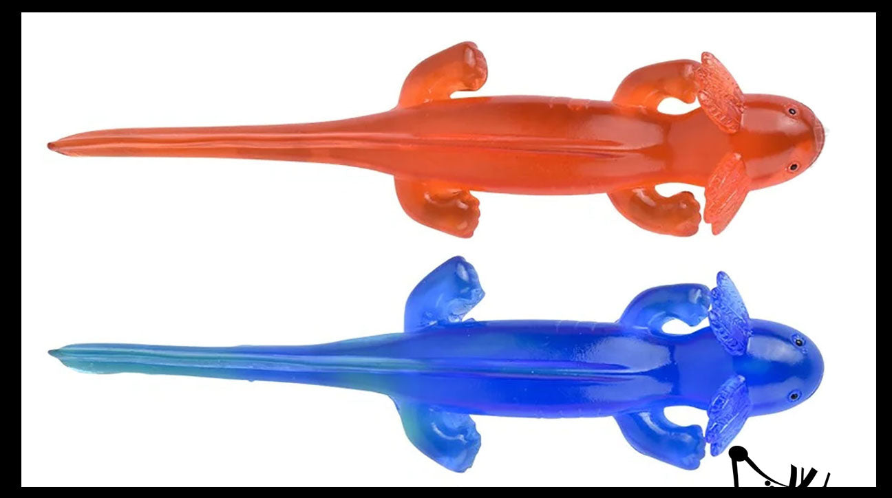 axolotl fishing lure New - Axolotl Ultra Sticky Toy - Super Sticky Novelty Toy - Sticky Hands Animal 1 Random Color Axolotl