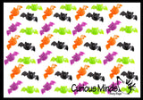 Stretchy Bats - Mini Gummy Sticky Bat Toys - Halloween Party Favor Prize