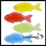 Large Fish Ultra Sticky Toy - Super Sticky Novelty Toy - Sticky Hands Animal