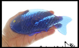 Large Fish Ultra Sticky Toy - Super Sticky Novelty Toy - Sticky Hands Animal