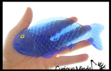 Large Fish Ultra Sticky Toy - Super Sticky Novelty Toy - Sticky Hands Animal