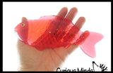 Large Fish Ultra Sticky Toy - Super Sticky Novelty Toy - Sticky Hands Animal