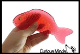 Large Fish Ultra Sticky Toy - Super Sticky Novelty Toy - Sticky Hands Animal