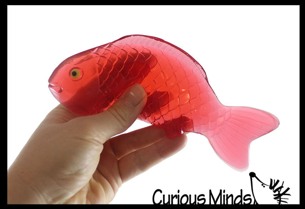 Large Fish Ultra Sticky Toy - Super Sticky Novelty Toy - Sticky Hands ...