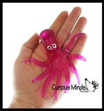 Octopus Ultra Sticky Toy - Super Sticky Novelty Toy - Sticky Hands Animal